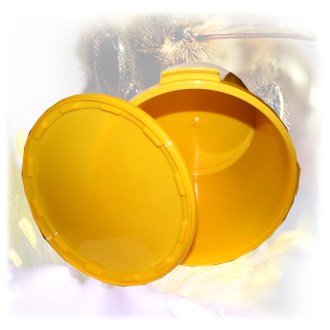 Nádoba na med - žlutý plast - 40kg